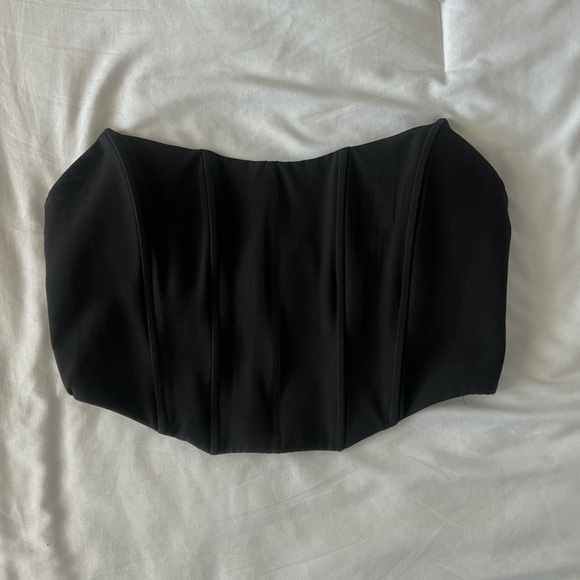 WhiteFox Black Bustier Top - Picture 2 of 4